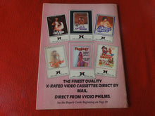 Load image into Gallery viewer, Vintage Nude Erotic Sexy Adult Magazine Video X April 1981           P80

