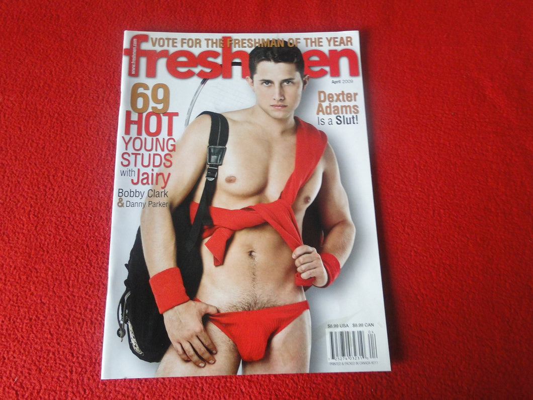 Vintage 18 Y. O. + Sexy Erotic Gay Adult Magazine Freshmen April 2009    P54