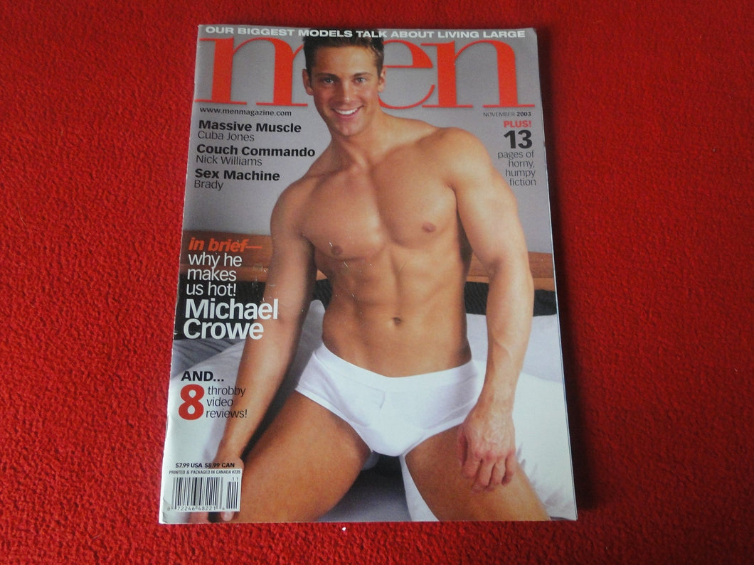 Vintage 18 Y. O. + Sexy Erotic Gay Adult Magazine Men Nov. 2003     P54