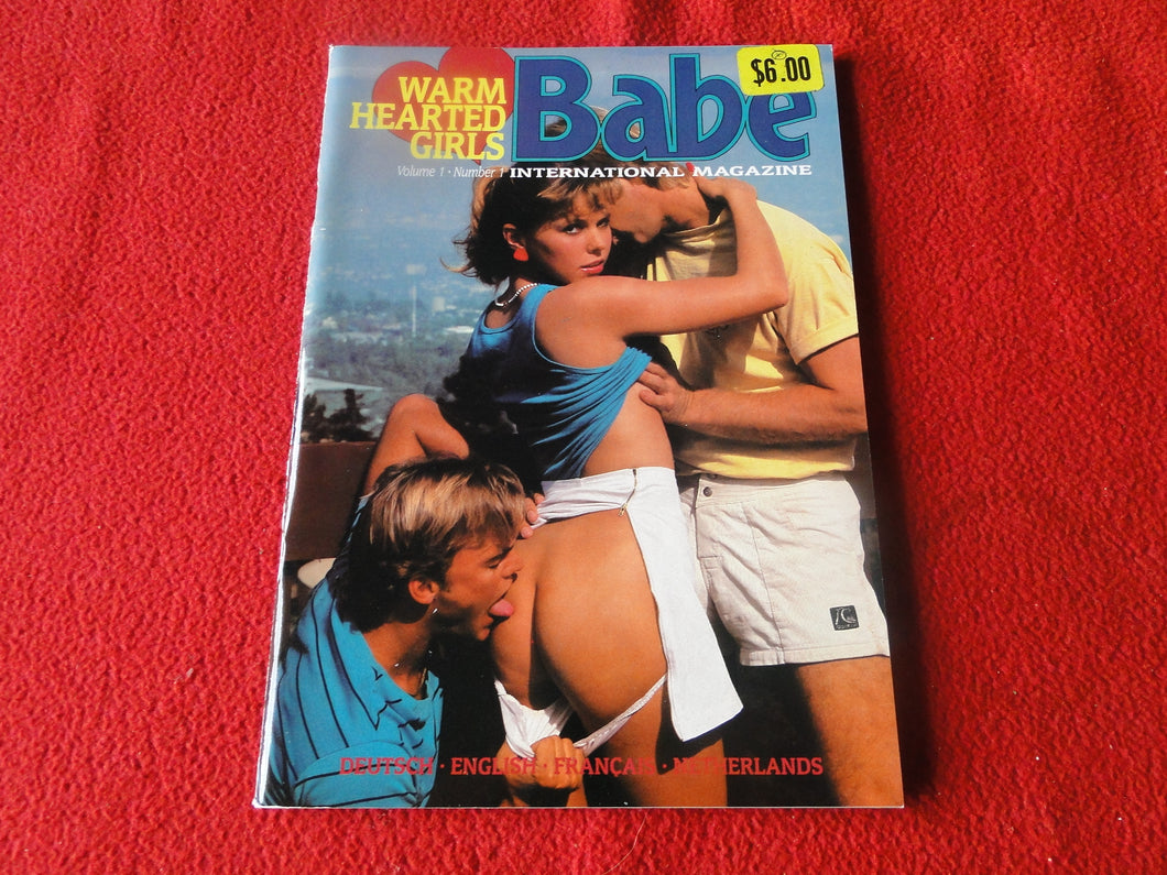 Vintage 18 Y. O. + Sexy Erotic Adult Men's Magazine Warm Hearted Girls Babe   P15