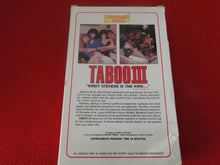 Load image into Gallery viewer, Vintage 18 Y.O. + Adult XXX Porn Video VHS Tape Movie Taboo III         P50
