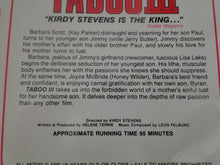 Load image into Gallery viewer, Vintage 18 Y.O. + Adult XXX Porn Video VHS Tape Movie Taboo III         P50
