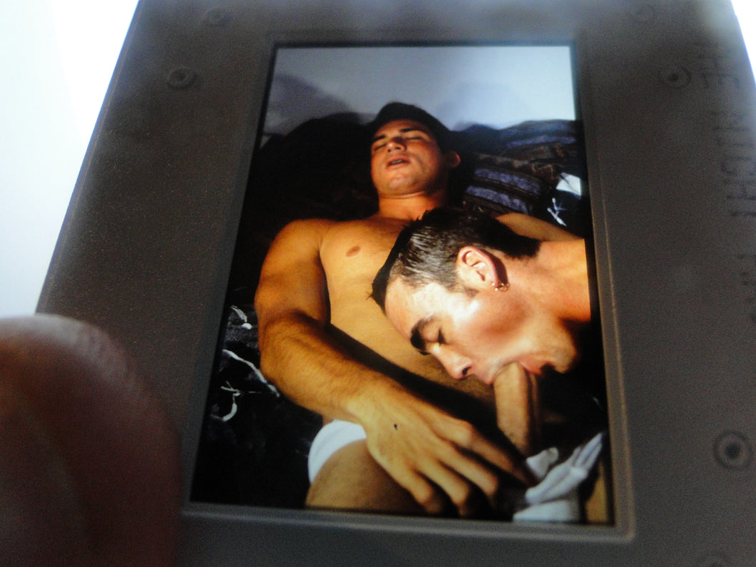 VINTAGE 35MM GAY MALE SLIDE BEEFCAKE MUSCLE NUDE FALCON STUDIOS FPf